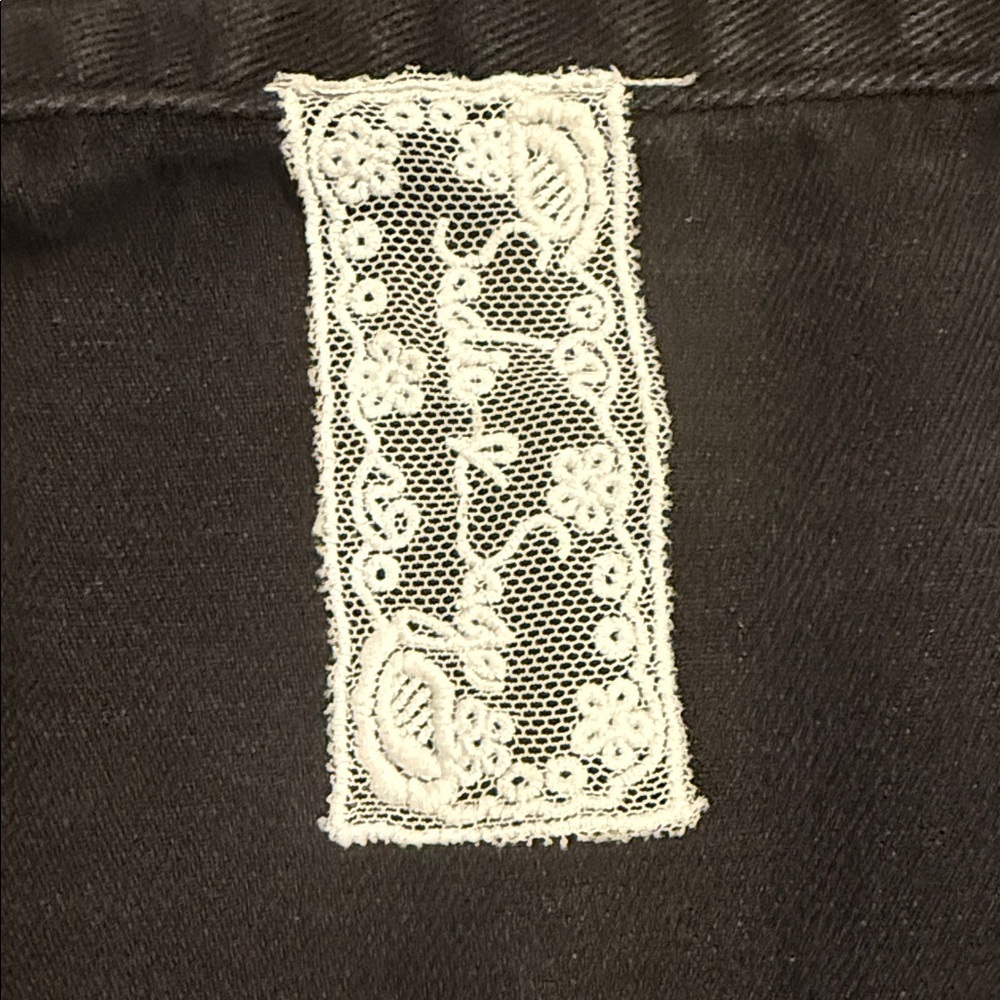 Sadie & Sage Embroidered Denim Wrap Skirt - Size Medium - Picture 5 of 8